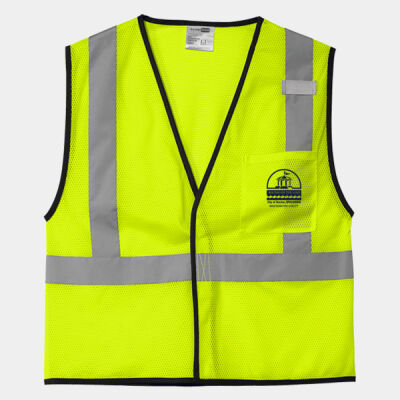 City Of Racine Wastewater - Ansi 107 Class 2 Economy Mesh One Pocket Vest Thumbnail