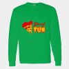 Heavy Cotton 100% Cotton Long Sleeve T Shirt Thumbnail