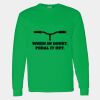 Heavy Cotton 100% Cotton Long Sleeve T Shirt Thumbnail