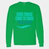 Heavy Cotton 100% Cotton Long Sleeve T Shirt Thumbnail