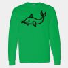 Heavy Cotton 100% Cotton Long Sleeve T Shirt Thumbnail