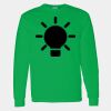 Heavy Cotton 100% Cotton Long Sleeve T Shirt Thumbnail