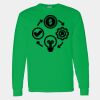 Heavy Cotton 100% Cotton Long Sleeve T Shirt Thumbnail