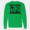 Heavy Cotton 100% Cotton Long Sleeve T Shirt Thumbnail