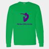 Heavy Cotton 100% Cotton Long Sleeve T Shirt Thumbnail