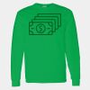 Heavy Cotton 100% Cotton Long Sleeve T Shirt Thumbnail