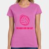 Ladies Heavy Cotton 100% Cotton T Shirt Thumbnail