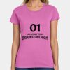 Ladies Heavy Cotton 100% Cotton T Shirt Thumbnail