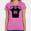 Ladies Heavy Cotton 100% Cotton T Shirt Thumbnail