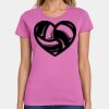 Ladies Heavy Cotton 100% Cotton T Shirt Thumbnail