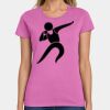 Ladies Heavy Cotton 100% Cotton T Shirt Thumbnail