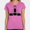 Ladies Heavy Cotton 100% Cotton T Shirt Thumbnail