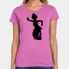 Ladies Heavy Cotton 100% Cotton T Shirt Thumbnail
