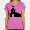 Ladies Heavy Cotton 100% Cotton T Shirt Thumbnail