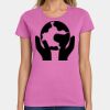 Ladies Heavy Cotton 100% Cotton T Shirt Thumbnail