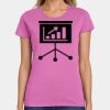 Ladies Heavy Cotton 100% Cotton T Shirt Thumbnail