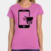 Ladies Heavy Cotton 100% Cotton T Shirt Thumbnail