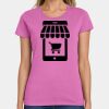Ladies Heavy Cotton 100% Cotton T Shirt Thumbnail