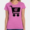 Ladies Heavy Cotton 100% Cotton T Shirt Thumbnail