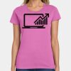 Ladies Heavy Cotton 100% Cotton T Shirt Thumbnail
