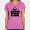 Ladies Heavy Cotton 100% Cotton T Shirt Thumbnail