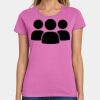 Ladies Heavy Cotton 100% Cotton T Shirt Thumbnail