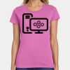 Ladies Heavy Cotton 100% Cotton T Shirt Thumbnail