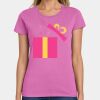 Ladies Heavy Cotton 100% Cotton T Shirt Thumbnail