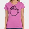 Ladies Heavy Cotton 100% Cotton T Shirt Thumbnail