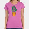 Ladies Heavy Cotton 100% Cotton T Shirt Thumbnail