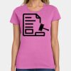 Ladies Heavy Cotton 100% Cotton T Shirt Thumbnail