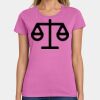 Ladies Heavy Cotton 100% Cotton T Shirt Thumbnail