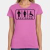 Ladies Heavy Cotton 100% Cotton T Shirt Thumbnail