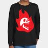 Youth Heavy Cotton 100% Cotton Long Sleeve T Shirt Thumbnail