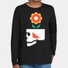 Youth Heavy Cotton 100% Cotton Long Sleeve T Shirt Thumbnail