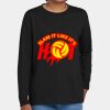 Youth Heavy Cotton 100% Cotton Long Sleeve T Shirt Thumbnail