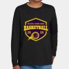 Youth Heavy Cotton 100% Cotton Long Sleeve T Shirt Thumbnail