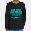 Youth Heavy Cotton 100% Cotton Long Sleeve T Shirt Thumbnail