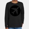 Youth Heavy Cotton 100% Cotton Long Sleeve T Shirt Thumbnail