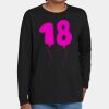 Youth Heavy Cotton 100% Cotton Long Sleeve T Shirt Thumbnail