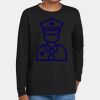 Youth Heavy Cotton 100% Cotton Long Sleeve T Shirt Thumbnail